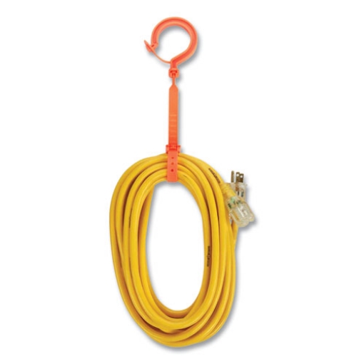 Picture of Squids 3540 Large Locking Hook, Short, Nylon, Orange, 44 lb Capacity, Ships in 1-3 Business Days