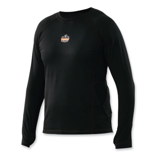 Picture of N-Ferno 6435 Midweight Long Sleeve Base Layer Shirt, 2X-Large, Black, Ships in 1-3 Business Days