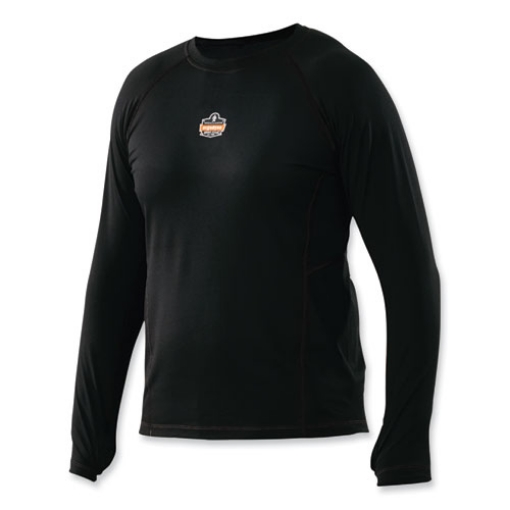 Picture of N-Ferno 6435 Midweight Long Sleeve Base Layer Shirt, 3X-Large, Black, Ships in 1-3 Business Days