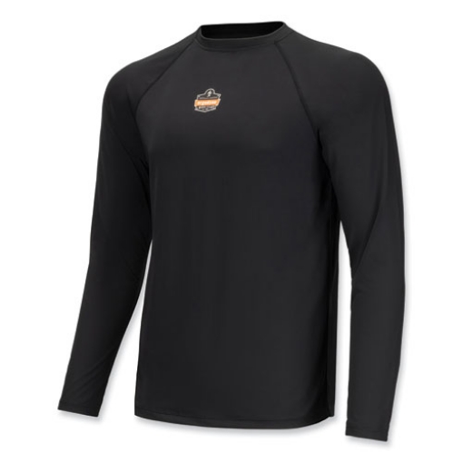 Picture of N-Ferno 6436 Long Sleeve Lightweight Base Layer Shirt, Medium, Black, Ships in 1-3 Business Days