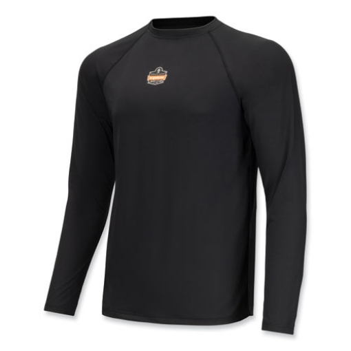 Picture of N-Ferno 6436 Long Sleeve Lightweight Base Layer Shirt, Large, Black, Ships in 1-3 Business Days