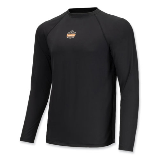 Picture of N-Ferno 6436 Long Sleeve Lightweight Base Layer Shirt, X-Large, Black, Ships in 1-3 Business Days