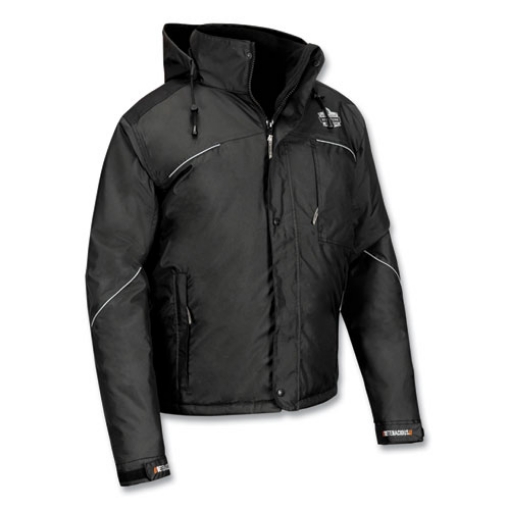 Picture of N-Ferno 6467 Winter Work Jacket with 300D Polyester Shell, Small, Black, Ships in 1-3 Business Days