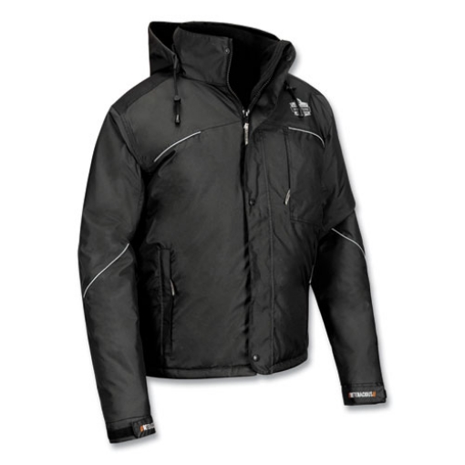 Picture of N-Ferno 6467 Winter Work Jacket with 300D Polyester Shell, Medium, Black, Ships in 1-3 Business Days