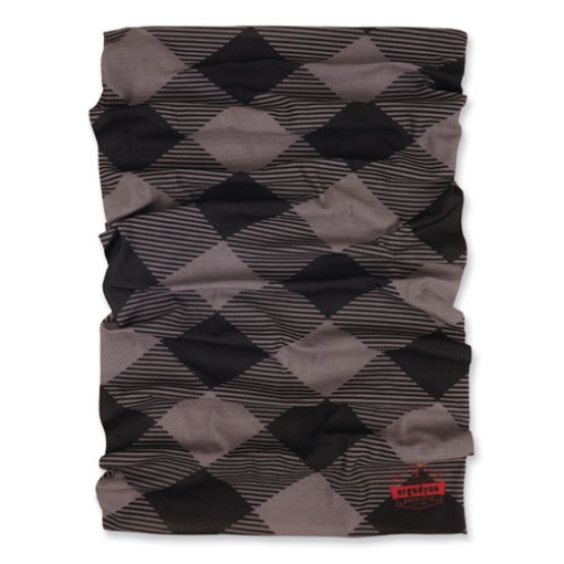 Picture of Chill-Its 6485 Multi-Band, Polyester, One Size Fits Most, Gray Buffalo Plaid, Ships in 1-3 Business Days