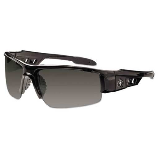 Picture of Skullerz Dagr Safety Glasses, Black Frame/smoke Lens, Nylon/polycarb