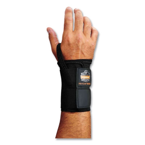 Picture of ProFlex 4010 Double Strap Wrist Support, Large, Fits Right Hand, Black, Ships in 1-3 Business Days