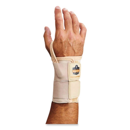 Picture of ProFlex 4010 Double Strap Wrist Support, X-Large, Fits Left Hand, Tan, Ships in 1-3 Business Days