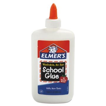 Picture of Washable School Glue, 7.63 Oz, Dries Clear