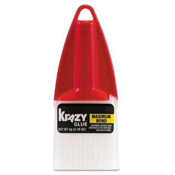 Picture of Maximum Bond Krazy Glue, 0.18 Oz, Dries Clear