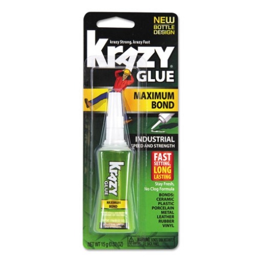 Picture of Maximum Bond Krazy Glue, 0.52 Oz, Dries Clear