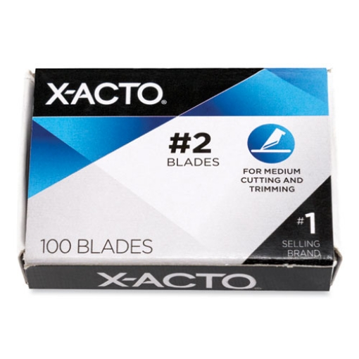 Picture of No. 2 Bulk Pack Blades For X-Acto Knives, 100/box