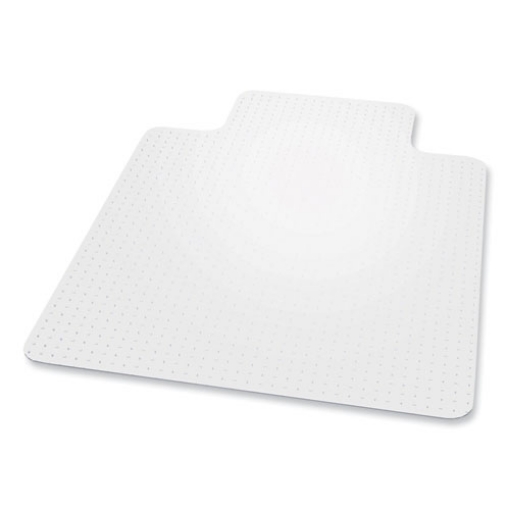 Picture of EverLife Chair Mat for Flat Pile Carpet with Lip, 36 x 48, Clear, Ships in 4-6 Business Days