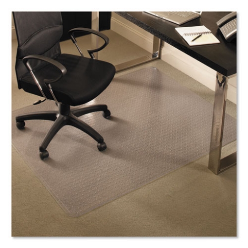 Picture of Everlife Chair Mats For Medium Pile Carpet, Rectangular, 46 X 60, Clear