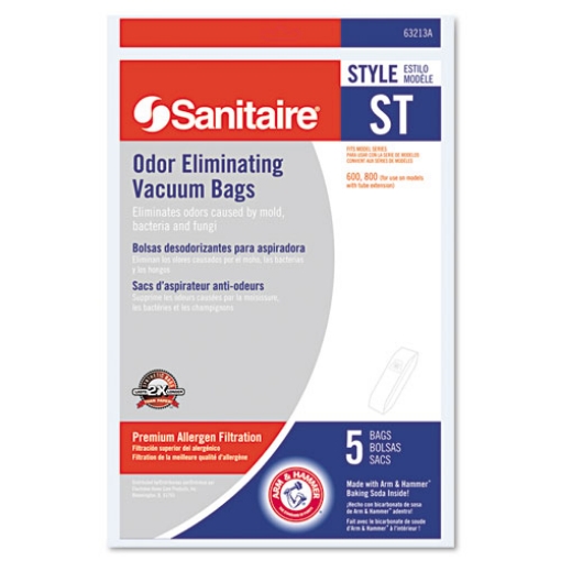 Picture of Style ST Disposable Vacuum Bags for SC600 and SC800 Series, 5/Pack, 10 Packs/Carton