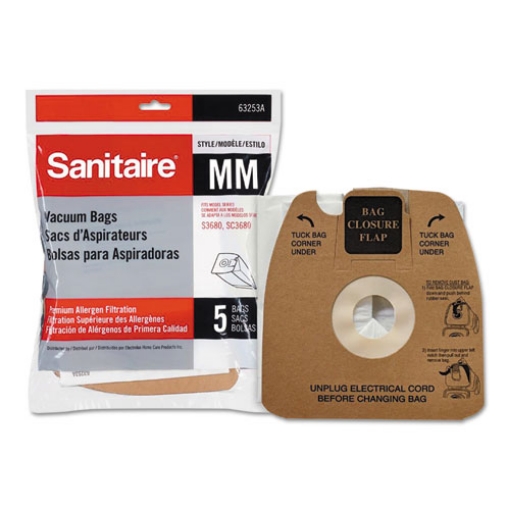 Picture of Style MM Disposable Dust Bags with Allergen Filter for SC3683A/SC3683B, 5/Pack