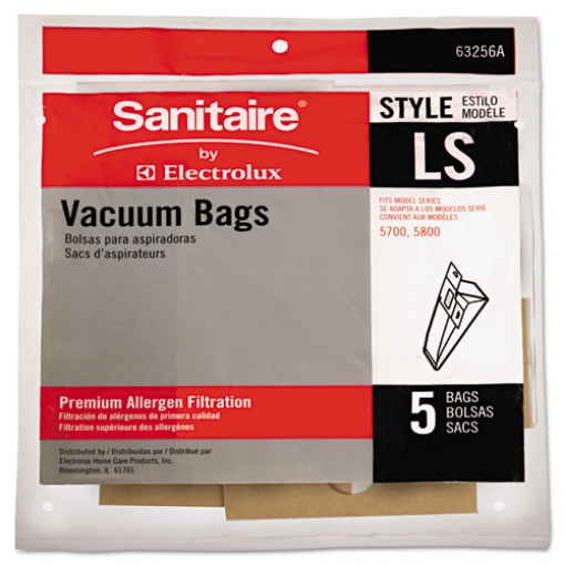 Picture of Commercial Upright Vacuum Cleaner Replacement Bags, Style Ls, 5/pack