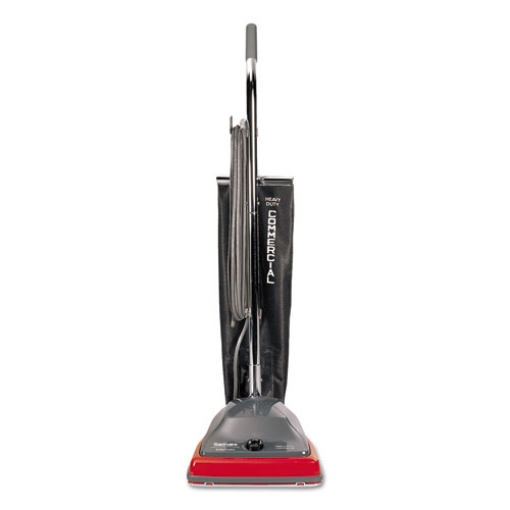 Picture of Tradition Upright Vacuum Sc679j, 12" Cleaning Path, Gray/red/black