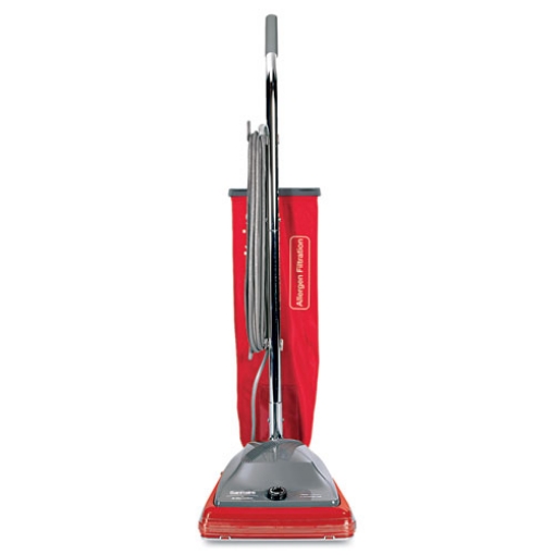 Picture of Tradition Upright Vacuum Sc688a, 12" Cleaning Path, Gray/red