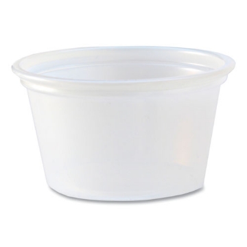 Picture of Portion Cups, 0.75 oz, Translucent, 125/Sleeve, 20 Sleeve/Carton
