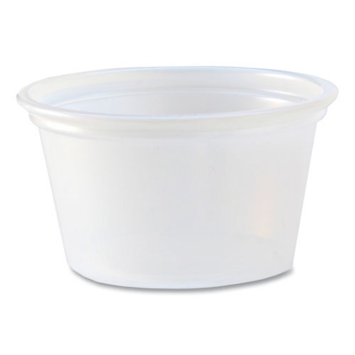 Picture of Portion Cups, 0.75 oz, Translucent, 125/Sleeve, 20 Sleeve/Carton