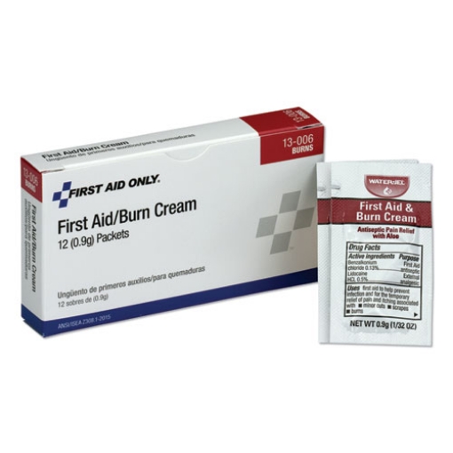 Picture of First Aid Kit Refill Burn Cream Packets, 0.1 G Packet, 12/box