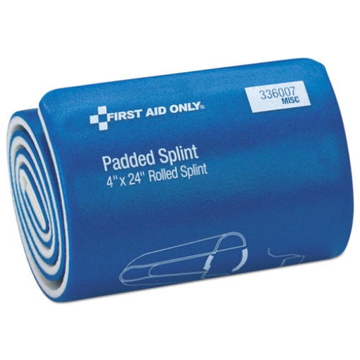 Picture of Padded Splint, 4 X 24, Blue/white