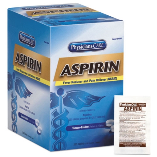 Picture of Aspirin Tablets, 250/Box