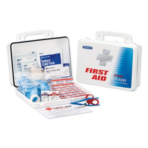 Picture of Office First Aid Kit, For Up To 25 People, 131 Pieces, Plastic Case