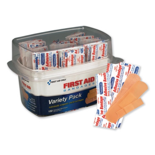 Picture of First Aid Bandages, Assorted, 150 Pieces/kit