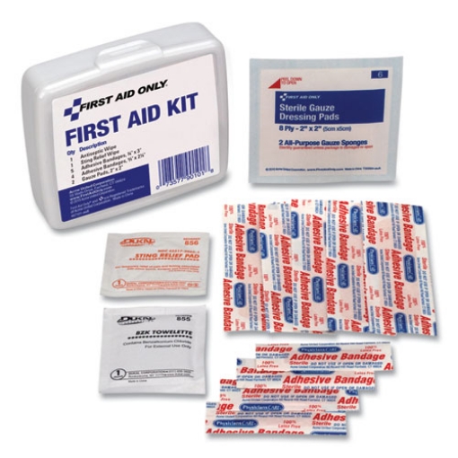 Picture of First Aid On The Go Kit, Mini, 13 Pieces, Plastic Case