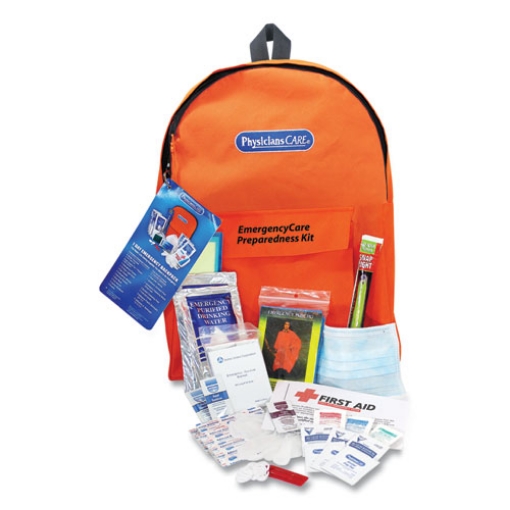 Picture of Emergency Preparedness First Aid Backpack, 43 Pieces/kit