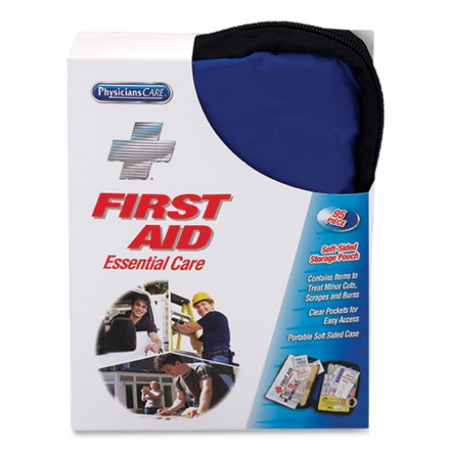 Picture of Soft-Sided First Aid Kit For Up To 10 People, 95 Pieces, Soft Fabric Case