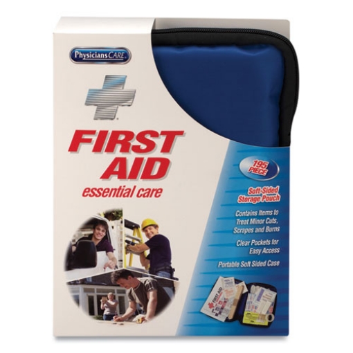 Picture of Soft-Sided First Aid Kit For Up To 25 People, 195 Pieces, Soft Fabric Case