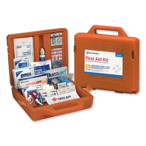 Picture of Ansi Class A+ First Aid Kit For 50 People, Weatherproof, 215 Pieces, Plastic Case