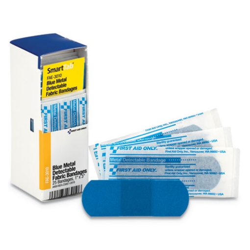 Picture of Refill For Smartcompliance General Cabinet, Blue Metal Detectable Bandages,1 X 3, 25/box