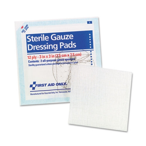Picture of Smartcompliance Gauze Pads, Sterile, 12-Ply, 3 X 3, 5 Dual-Pads/pack