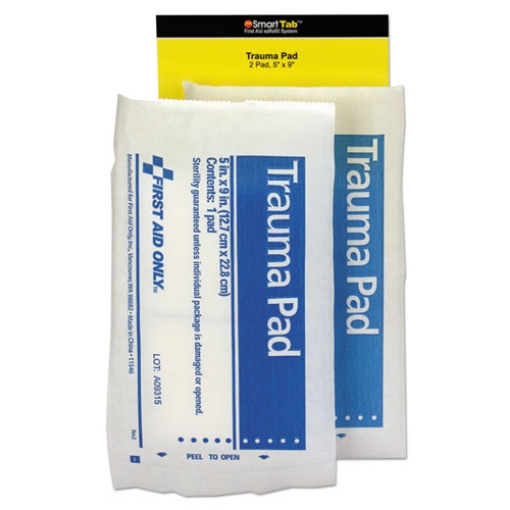 Picture of Smartcompliance Refill Trauma Pad, 5 X 9, White, 2/bag