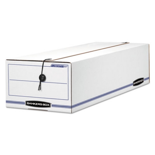 Picture of Liberty Check And Form Boxes, 9" X 24.25" X 7.5", White/blue, 12/carton