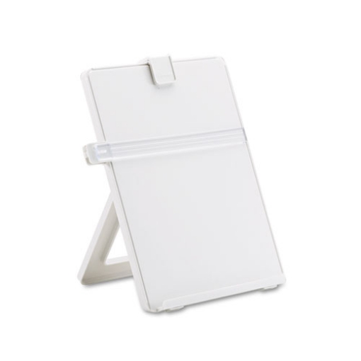 Picture of Non-Magnetic Desktop Copyholder, 25 Sheet Capacity, Plastic, Platinum