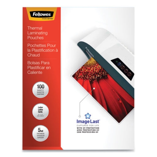 Picture of Imagelast Laminating Pouches With Uv Protection, 5 Mil, 9" X 11.5", Clear, 100/pack