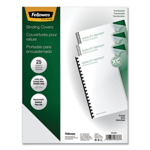 Picture of Futura Presentation Covers for Binding Systems, Frost, 11 x 8.5, Unpunched, 25/Pack