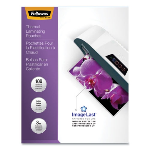 Picture of Imagelast Laminating Pouches With Uv Protection, 3 Mil, 9" X 11.5", Clear, 100/pack