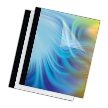 Picture of Thermal Binding System Presentation Covers, Clear, 121 to 180 Sheet Capacity, 11 x 8.5, Unpunched, 10/Pack