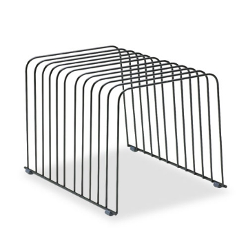 Picture of Wire Desktop Organizer, 11 Sections, Letter To Legal Size Files, 9" X 11.38" X 8", Black