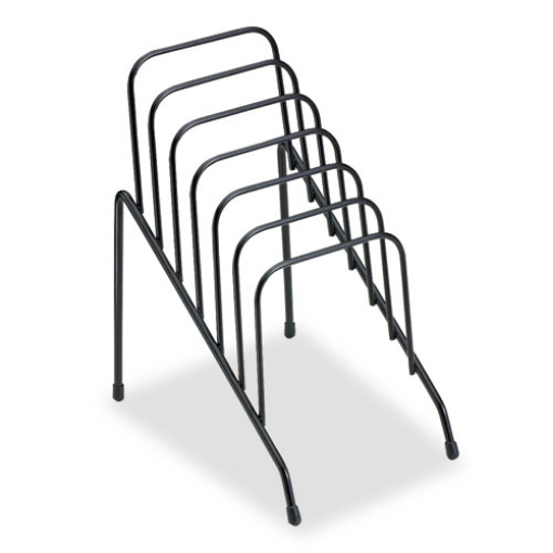 Picture of Wire Step File Jr., 6 Sections, Dl To A5 Size Files, 4.38" X 6.5" X 7.75", Black