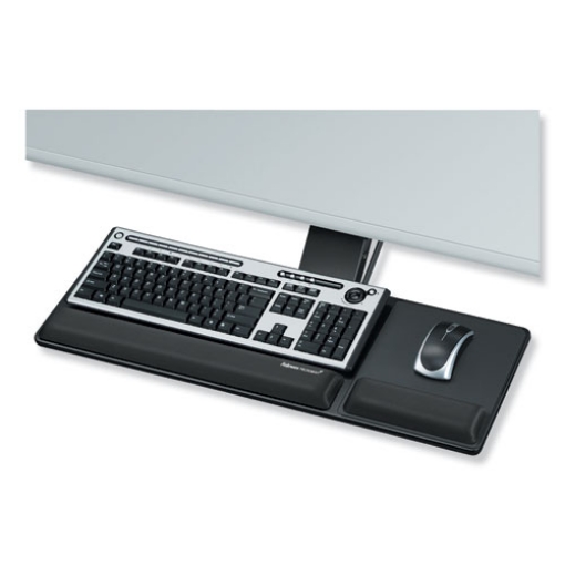 Picture of Designer Suites Compact Keyboard Tray, 19w X 9.5d, Black