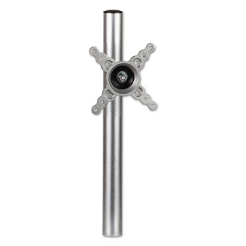 Picture of Lotus Single Monitor Arm Kit, For 26" Monitors, 180 Degree Rotation, 180 Degree Pan, Silver, Supports 17 Lb