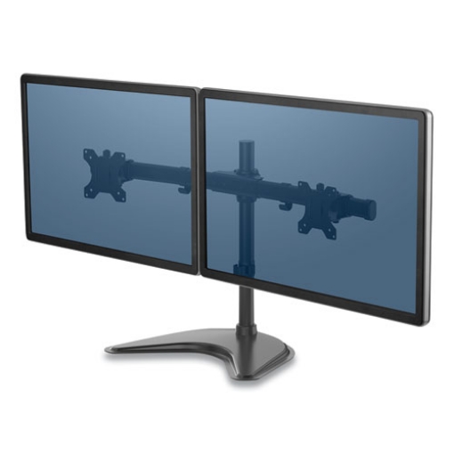 Picture of Professional Series Freestanding Dual Horizontal Monitor Arm, For 30" Monitors, 35.75" X 11" X 18.25", Black, Supports 17 Lb