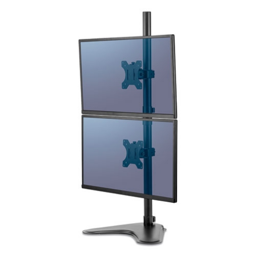 Picture of Professional Series Freestanding Dual Stacking Monitor Arm, For 32" Monitors, 15.3" X 35.5" X 11", Black, Supports 17 Lb